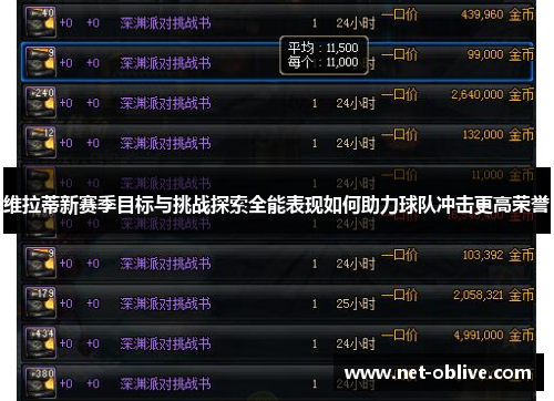 维拉蒂新赛季目标与挑战探索全能表现如何助力球队冲击更高荣誉