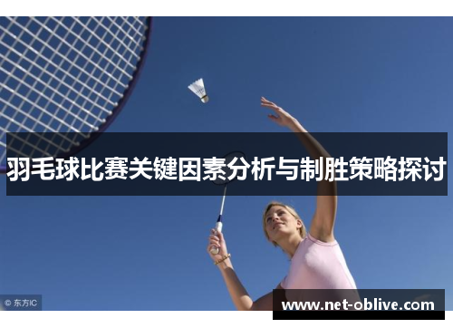 羽毛球比赛关键因素分析与制胜策略探讨